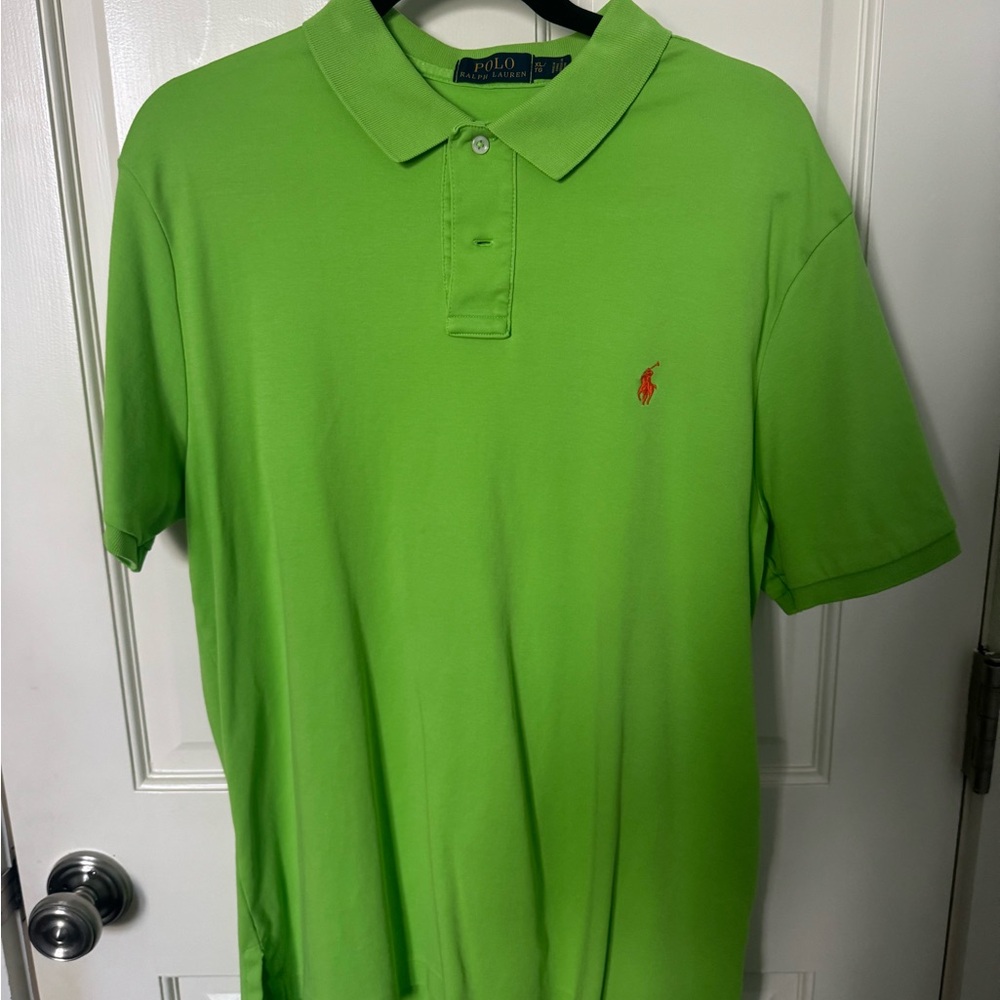 Polo by Ralph Lauren Men's LimeGreen Polo Shirt XL